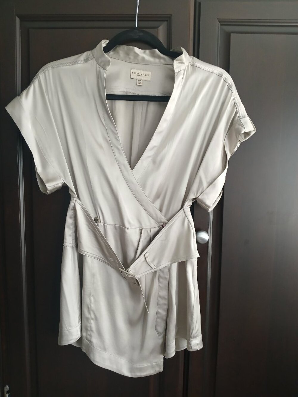 Karen Millen Silver Blouse